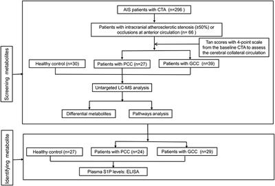 Association of Plasma Metabolic Biomarker Sphingosine-1-Phosphate With Cerebral Collateral Circulation in Acute Ischemic Stroke